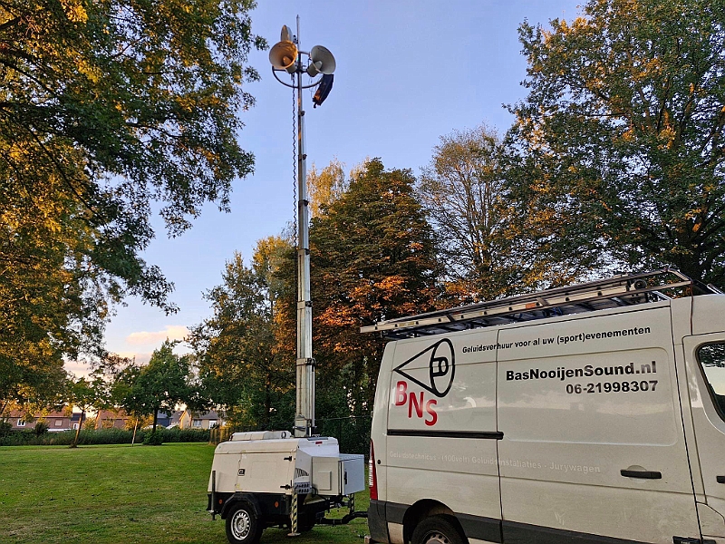 Mobiele geluidsmast - Geluidsmast1